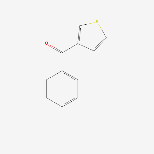 (4-methylphenyl)-thiophen-3-ylmethanone (CAS: 118993-65-0) - Chemical Structure and Molecular Formula 