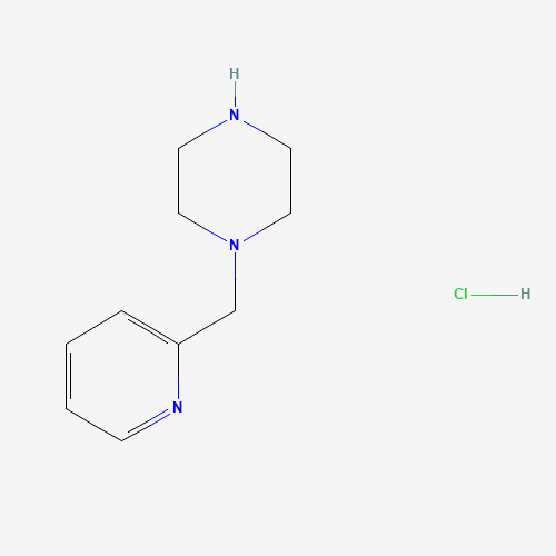 1-(pyridin-2-ylmethyl)piperazine;hydrochloride (CAS: 1174310-77-0) - Chemical Structure and Molecular Formula 