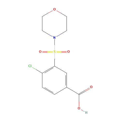 4-chloro-3-morpholin-4-ylsulfonylbenzoic acid (CAS: 59210-65-0) - Related Chemical Product