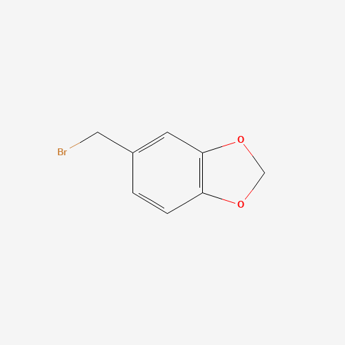 5-(bromomethyl)-1,3-benzodioxole (CAS: 2606-51-1) - Chemical Structure and Molecular Formula 