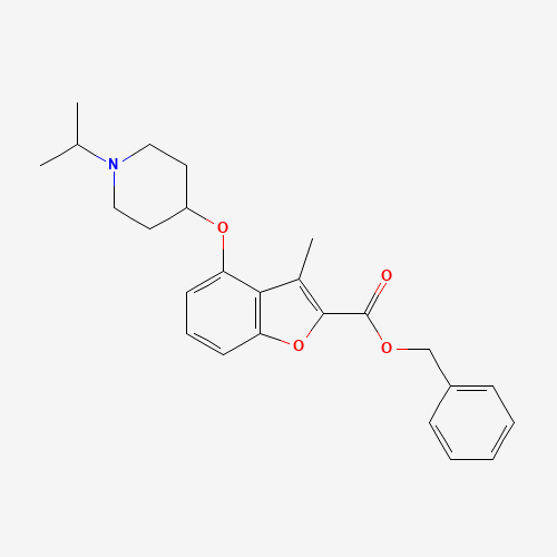 benzyl 3-methyl-4-(1-propan-2-ylpiperidin-4-yl)oxy-1-benzofuran-2-carboxylate (CAS: 1443207-99-5) - Related Chemical Product