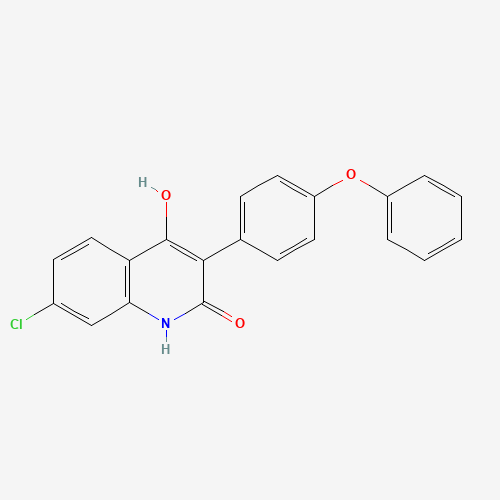 7-chloro-4-hydroxy-3-(4-phenoxyphenyl)-1H-quinolin-2-one (CAS: 142326-60-1) - Related Chemical Product