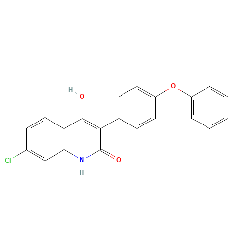 7-chloro-4-hydroxy-3-(4-phenoxyphenyl)-1H-quinolin-2-one (CAS: 142326-60-1) - Related Chemical Product