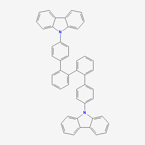 9-[4-[2-[2-(4-carbazol-9-ylphenyl)phenyl]phenyl]phenyl]carbazole (CAS: 858131-70-1) - Related Chemical Product