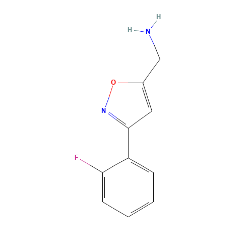 [3-(2-fluorophenyl)-1,2-oxazol-5-yl]methanamine (CAS: 543713-33-3) - Related Chemical Product