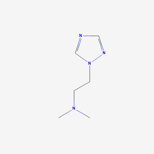 N,N-dimethyl-2-(1,2,4-triazol-1-yl)ethanamine (CAS: 51444-27-0) - Chemical Structure and Molecular Formula 