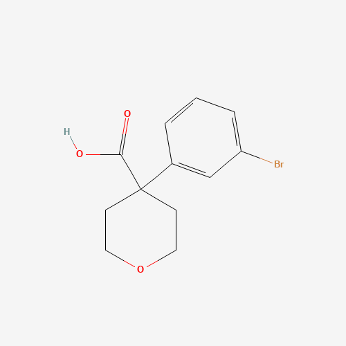 4-(3-bromophenyl)oxane-4-carboxylic acid (CAS: 179420-77-0) - Related Chemical Product