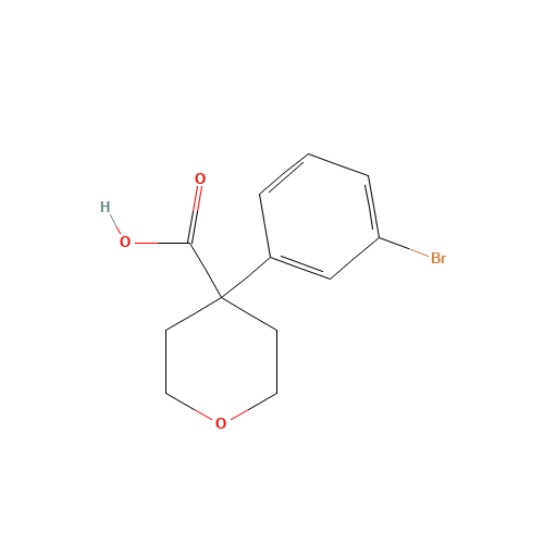 4-(3-bromophenyl)oxane-4-carboxylic acid (CAS: 179420-77-0) - Related Chemical Product