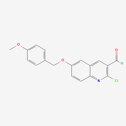2-chloro-6-[(4-methoxyphenyl)methoxy]quinoline-3-carbaldehyde (CAS: 1180526-41-3) - Related Chemical Product