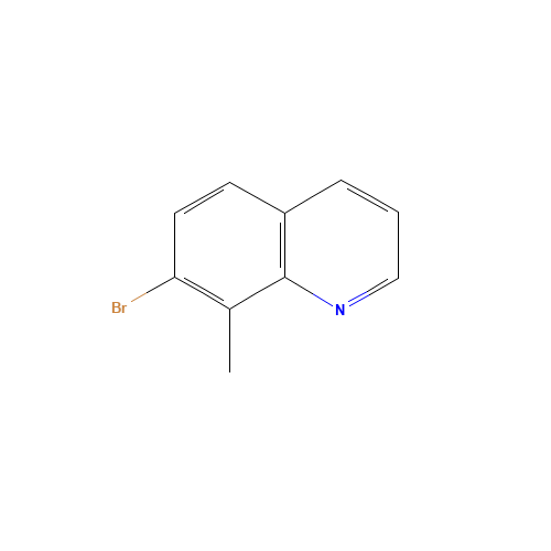 7-bromo-8-methylquinoline (CAS: 809248-61-1) - Chemical Structure and Molecular Formula 