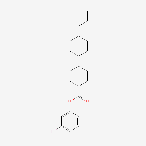 (3,4-difluorophenyl) 4-(4-propylcyclohexyl)cyclohexane-1-carboxylate (CAS: 94840-77-4) - Related Chemical Product