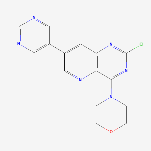 4-(2-chloro-7-pyrimidin-5-ylpyrido[3,2-d]pyrimidin-4-yl)morpholine (CAS: 1374208-54-4) - Related Chemical Product