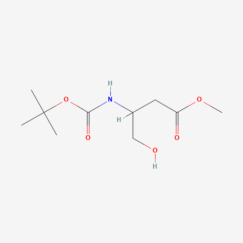 methyl 4-hydroxy-3-[(2-methylpropan-2-yl)oxycarbonylamino]butanoate (CAS: 942297-60-1) - Related Chemical Product