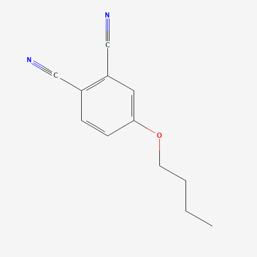4-butoxybenzene-1,2-dicarbonitrile (CAS: 81560-32-9) - Chemical Structure and Molecular Formula 