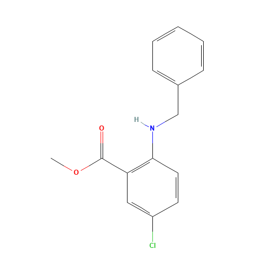 methyl 2-(benzylamino)-5-chlorobenzoate (CAS: 1155021-67-2) - Related Chemical Product