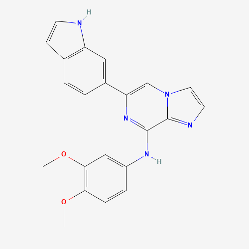 N-(3,4-dimethoxyphenyl)-6-(1H-indol-6-yl)imidazo[1,2-a]pyrazin-8-amine (CAS: 1229207-02-6) - Related Chemical Product