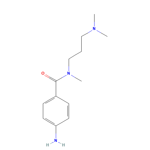 4-amino-N-[3-(dimethylamino)propyl]-N-methylbenzamide (CAS: 466694-51-9) - Related Chemical Product