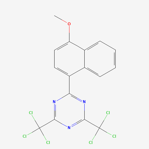 2-(4-methoxynaphthalen-1-yl)-4,6-bis(trichloromethyl)-1,3,5-triazine (CAS: 69432-40-2) - Related Chemical Product