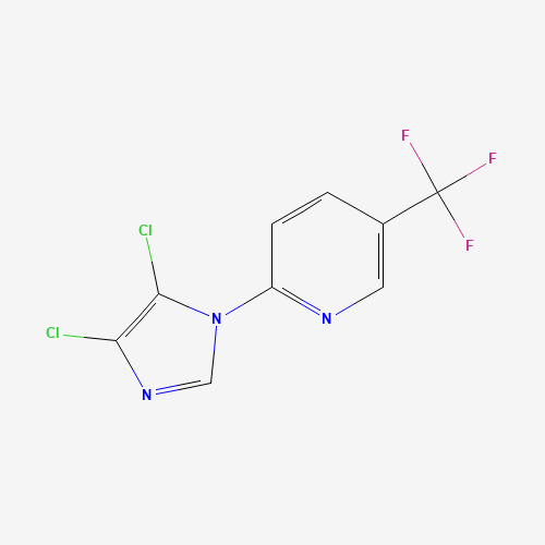 2-(4,5-dichloroimidazol-1-yl)-5-(trifluoromethyl)pyridine (CAS: 650592-08-8) - Related Chemical Product