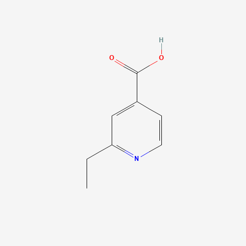 2-ethylpyridine-4-carboxylic acid (CAS: 3376-96-3) - Chemical Structure and Molecular Formula 
