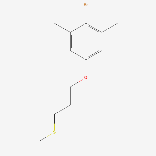 2-bromo-1,3-dimethyl-5-(3-methylsulfanylpropoxy)benzene (CAS: 1000414-12-9) - Related Chemical Product
