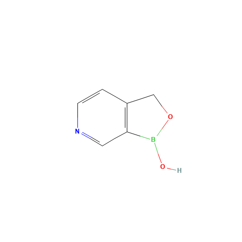 3,6-dihydrooxaborolo[3,4-c]pyridin-7-one (CAS: 943311-76-0) - Chemical Structure and Molecular Formula 