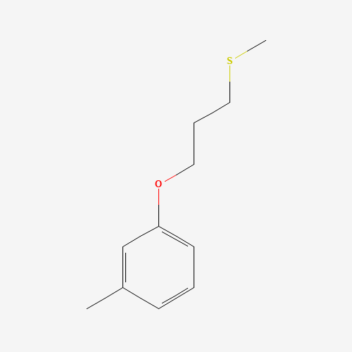 1-methyl-3-(3-methylsulfanylpropoxy)benzene (CAS: 1430233-52-5) - Chemical Structure and Molecular Formula 
