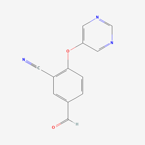 5-formyl-2-pyrimidin-5-yloxybenzonitrile (CAS: 1369255-99-1) - Related Chemical Product