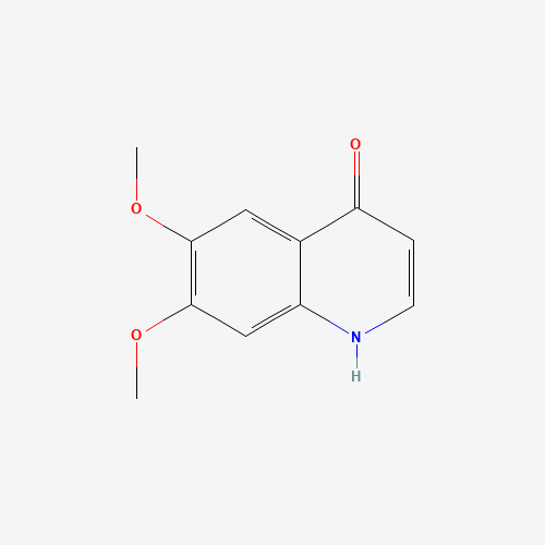 6,7-dimethoxy-1H-quinolin-4-one (CAS: 127285-54-5) - Chemical Structure and Molecular Formula 