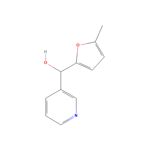(5-methylfuran-2-yl)-pyridin-3-ylmethanol (CAS: 356554-26-2) - Chemical Structure and Molecular Formula 