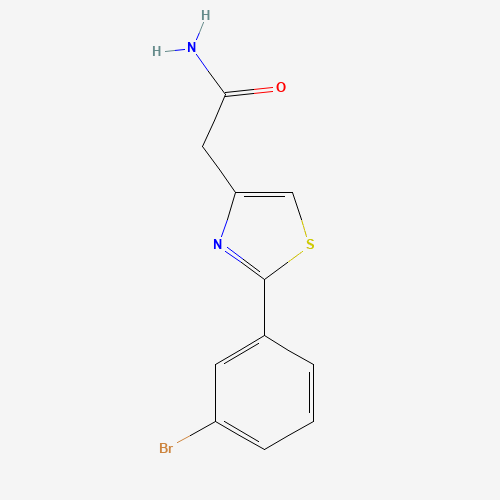 2-[2-(3-bromophenyl)-1,3-thiazol-4-yl]acetamide (CAS: 78742-96-8) - Related Chemical Product