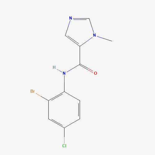 N-(2-bromo-4-chlorophenyl)-3-methylimidazole-4-carboxamide (CAS: 922706-78-3) - Related Chemical Product