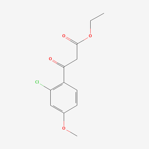 ethyl 3-(2-chloro-4-methoxyphenyl)-3-oxopropanoate (CAS: 941696-11-3) - Related Chemical Product