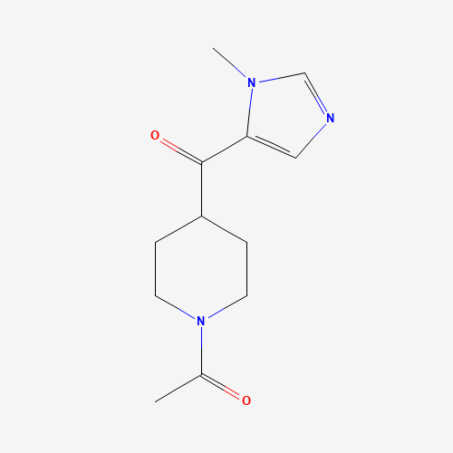 1-[4-(3-methylimidazole-4-carbonyl)piperidin-1-yl]ethanone (CAS: 1599529-40-4) - Related Chemical Product
