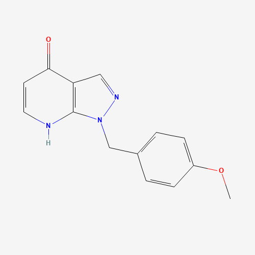 1-[(4-methoxyphenyl)methyl]-2H-pyrazolo[3,4-b]pyridin-4-one (CAS: 924909-16-0) - Related Chemical Product