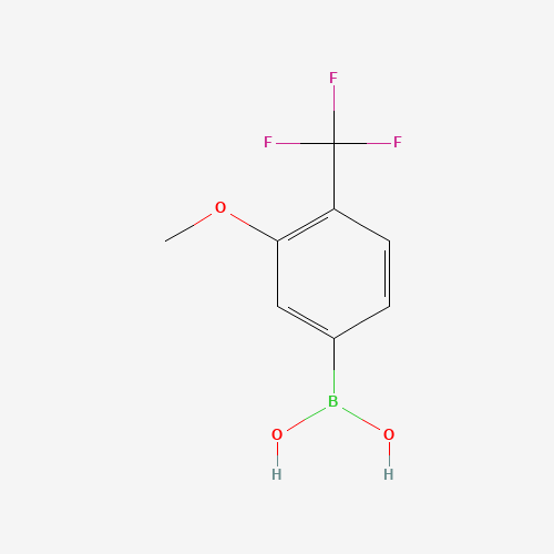 [3-methoxy-4-(trifluoromethyl)phenyl]boronic acid (CAS: 1004775-33-0) - Related Chemical Product