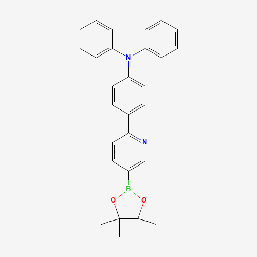 N,N-diphenyl-4-[5-(4,4,5,5-tetramethyl-1,3,2-dioxaborolan-2-yl)pyridin-2-yl]aniline (CAS: 1365756-78-0) - Related Chemical Product