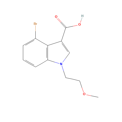4-bromo-1-(2-methoxyethyl)indole-3-carboxylic acid (CAS: 1313043-11-6) - Related Chemical Product