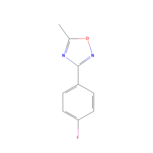 3-(4-fluorophenyl)-5-methyl-1,2,4-oxadiazole (CAS: 196301-98-1) - Related Chemical Product