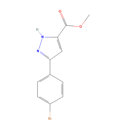 methyl 3-(4-bromophenyl)-1H-pyrazole-5-carboxylate (CAS: 78842-74-7) - Related Chemical Product