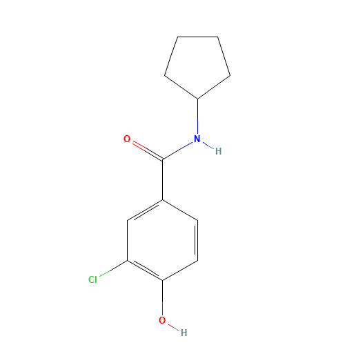 3-chloro-N-cyclopentyl-4-hydroxybenzamide (CAS: 27522-87-8) - Related Chemical Product