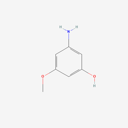 3-amino-5-methoxyphenol (CAS: 162155-27-3) - Chemical Structure and Molecular Formula 
