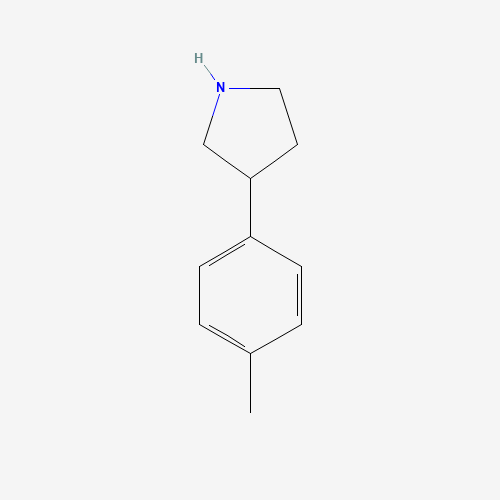 3-(4-methylphenyl)pyrrolidine (CAS: 899425-95-7) - Chemical Structure and Molecular Formula 