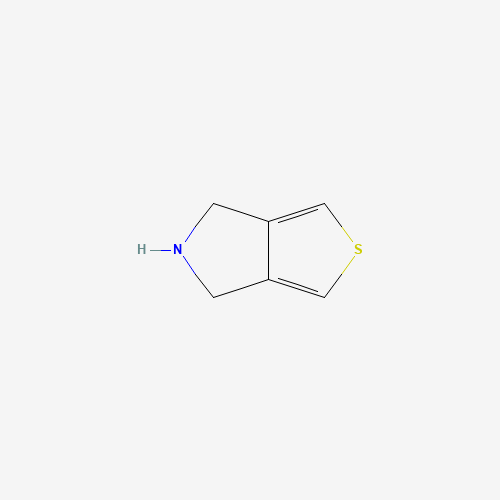 5,6-dihydro-4H-thieno[3,4-c]pyrrole (CAS: 185065-69-4) - Chemical Structure and Molecular Formula 