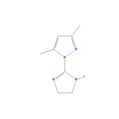 1-(4,5-dihydro-1H-imidazol-2-yl)-3,5-dimethylpyrazole (CAS: 243853-14-7) - Related Chemical Product