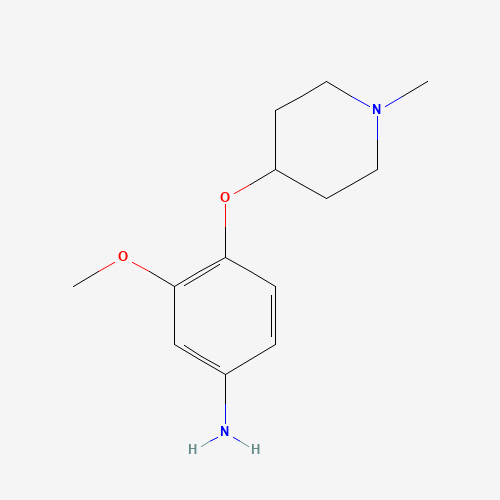 3-methoxy-4-(1-methylpiperidin-4-yl)oxyaniline (CAS: 515141-46-5) - Related Chemical Product