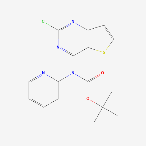 tert-butyl N-(2-chlorothieno[3,2-d]pyrimidin-4-yl)-N-pyridin-2-ylcarbamate (CAS: 1235451-18-9) - Related Chemical Product