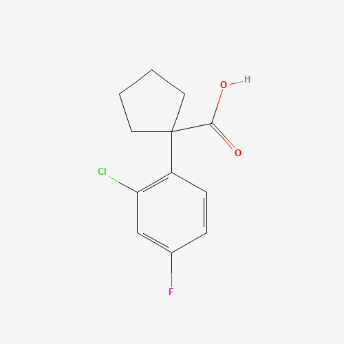 1-(2-chloro-4-fluorophenyl)cyclopentane-1-carboxylic acid (CAS: 214263-01-1) - Related Chemical Product