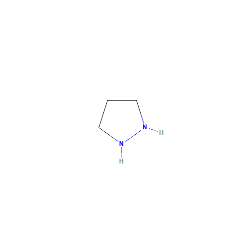 pyrazolidine (CAS: 504-70-1) - Chemical Structure and Molecular Formula 