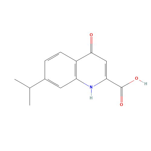 4-oxo-7-propan-2-yl-1H-quinoline-2-carboxylic acid (CAS: 123158-21-4) - Related Chemical Product